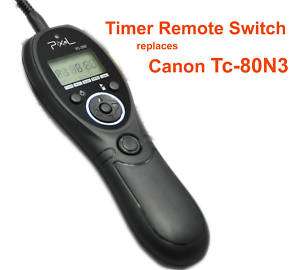 LCD Timer Remote CANON 5D 1D IDs Mark II 50D TC 80N3  