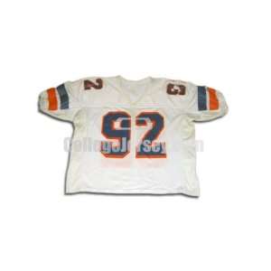  White No. 92 Game Used Boise State Football Jersey Sports 