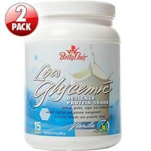 : Betty Lous Low Glycemic Whey Protein Shake Powder Vanilla 2 Count 