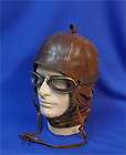 leather flight helmet  