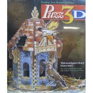  3d Puzzle Woodpecker Haven 232 Pieces. Toys & Games