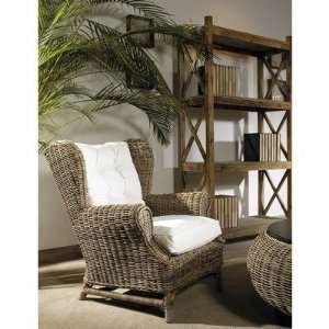  Wing Kubu Chair with White Cushion
