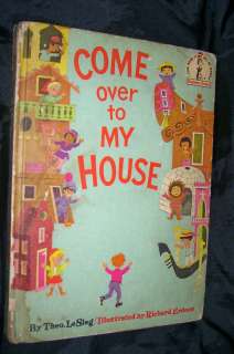 Come Over to My House Theo LeSieg Dr Seuss HB 1966 HTF  