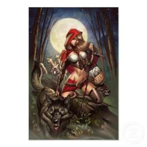  Myths and Legends 1B Red Riding Hood by Campbell Posters 