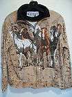 KEREN HART S Wild Horses Jacket Stampede Horse Wearable Art
