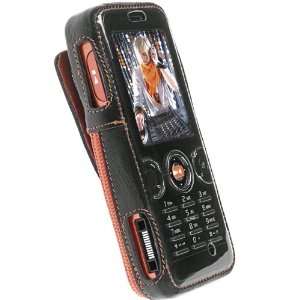   Case for Sony Ericsson W610i   Black/Orange: Cell Phones & Accessories