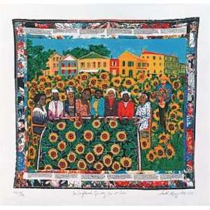  The Sunflower S Quilting Bee At Arles Poster Print