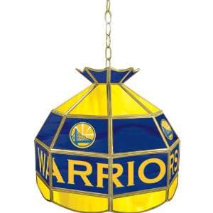Golden State Warriors NBA 16 inch Tiffany Style Lamp   Game Room 