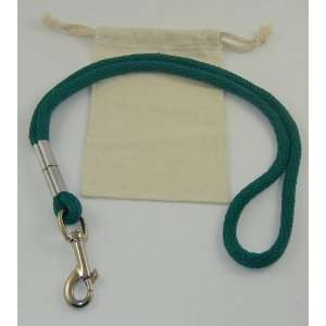  Leashinabag 3/8 inch Teal Green Derby Rope Dog Traffic 
