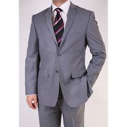Ferrecci Mens Light Grey Slim Fit Suit  Overstock