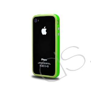  Bumper Advanced Series iPhone 4 Case   Green Cell Phones 