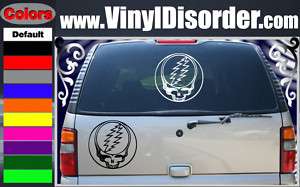 Grateful Dead Head Band Vinyl Car o Wall Decal Sticker  
