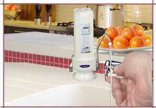 CRYSTAL QUEST CERAMIC COUNTER TOP SINGLE WATER FILTER  