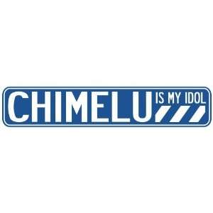   CHIMELU IS MY IDOL STREET SIGN