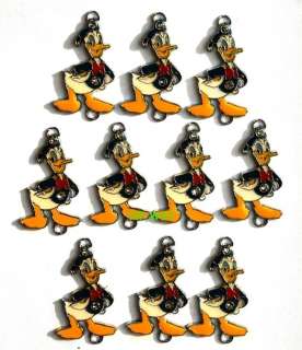 Disney Donald Duck 10pcs Metal Charms Pendants  