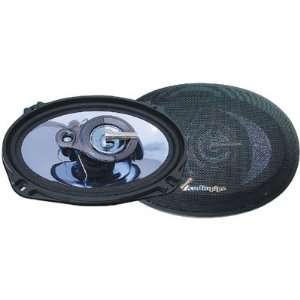    6977 6x9 3 Way 500 Watt Blue Coaxial Car Speaker: Car Electronics