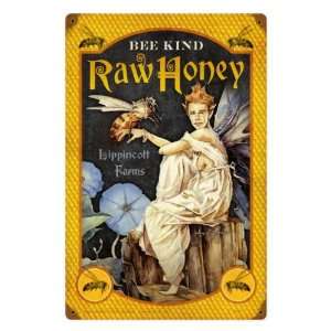  Bee Kind Honey Food and Drink Vintage Metal Sign   Victory 
