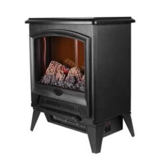   Compact Electric Fireplace With Dual Heat Settings   FREE SHIPPING