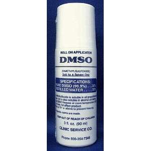 DMSO ( Dimethyl sulfoxide ) Roll On, 70% DMSO   30% Distilled Water, 3 