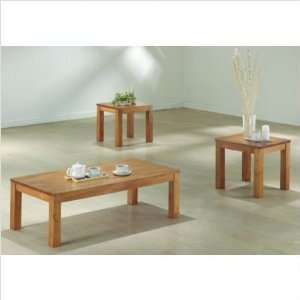   5006 Series Three Piece Occasional Table Set in Oak: Furniture & Decor