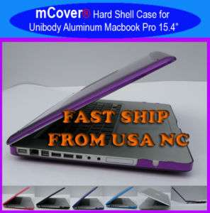 PURPLE mCover® HARD CASE for MacBook Pro 15.4 +FREE KB  