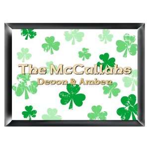  Personalized Raining Clovers Family Sign