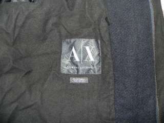 New Armani Exchange AX Mens Slim/Muscle Fit Pea Coat Jacket  