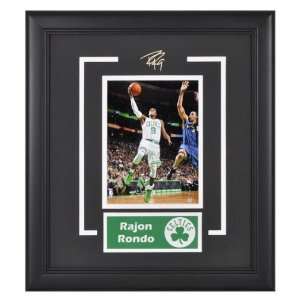 Rajon Rondo Boston Celtics Framed 6x8 Photograph with Facsimile 