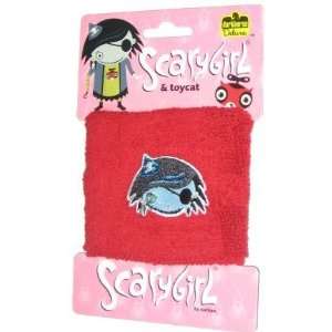 Scary Girl & toycat Burgundy Red Wristband:  Toys & Games