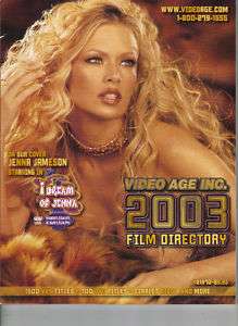 JENNA JAMESON Videoage Catalog 2003 FILM DIRECTORY  