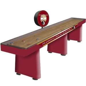   State FSU Seminoles New Pro 9ft Shuffleboard Table: Sports & Outdoors