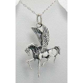 925 Sterling Silver Deer Reindeer Pendant Necklace  EE Jewelry 