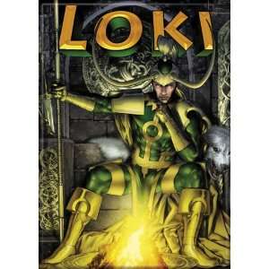  Marvel Comics Thor Loki Magnet 20174MV