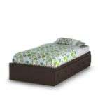 South Shore Summer Breeze Twin Mates Bed 39 Chocolate