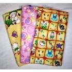   Infant Care, LLC Bubbles and Baby Animals Set of 3 Receiving Blankets