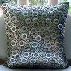   Pillow Covers   Silver Color Silk Pillow Cover with Textured Sequins