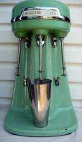 Vintage Hamilton Beach Jadeite Green 940 Triple Fountain Mixer 