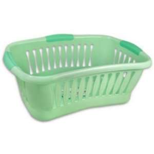  Laundry Basket 27 L Plastic Green Laundry Case Pack 12 