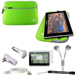 Green Slim Protective Soft Neoprene Cover Carrying Case Sleeve with 
