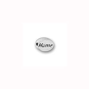  Charm Factory Pewter Home Mini Message Bead: Arts, Crafts 