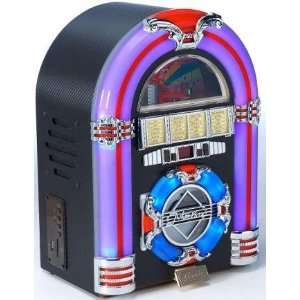   CD Rock Mini LED Jukebox   COLOUR CHANGING LED LIGHTS 