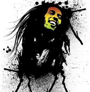 Bob Marley Iron On Transfer #1  