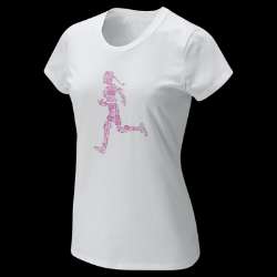 Nike+ Human Race Runner Graphic Womens T Shirt