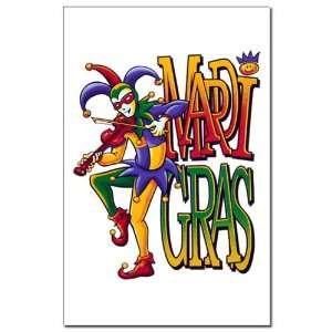  Mini Poster Print Mardi Gras Joker with Fiddle Everything 
