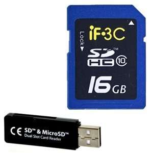  16GB SD Class 10 IF3C Professional High Speed Memory Card 