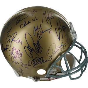  Notre Dame Greats Phase Two Multi Signed Helmet Sports 