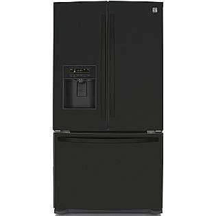 24.7 cu. ft. French Door Bottom Freezer Refrigerator Black  Kenmore 