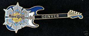 Hard Rock Cafe DENVER Guitar Pin  