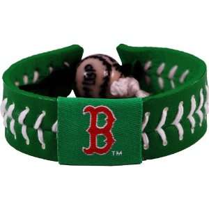 MLB Boston Red Sox St. Patricks Day Baseball Bracelet:  