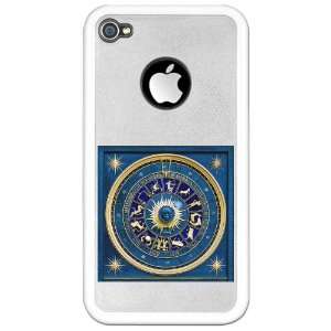    iPhone 4 Clear Case White Blue Marble Zodiac: Everything Else